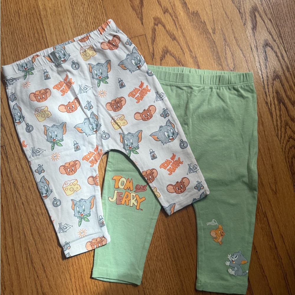 Tom and Jerry Themed Kids Leggings Set